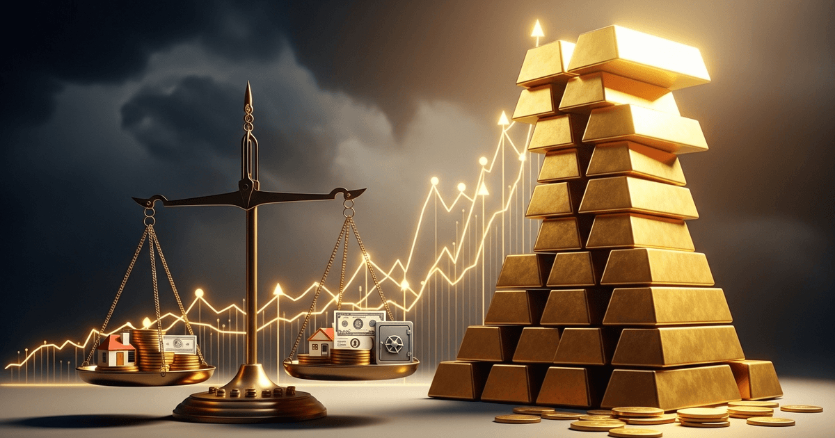 Lịch Sử Vàng Tăng Mạnh Trong Khủng Hoảng: 5 Bài Học Từ 50 Năm Dữ Liệu