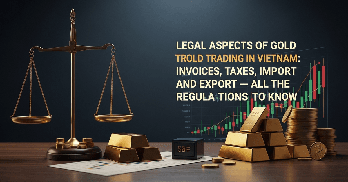 Pháp Lý Mua Bán Vàng Tại Việt Nam: Hóa Đơn, Thuế, Xuất Nhập Khẩu — Toàn Bộ Quy Định Cần Biết