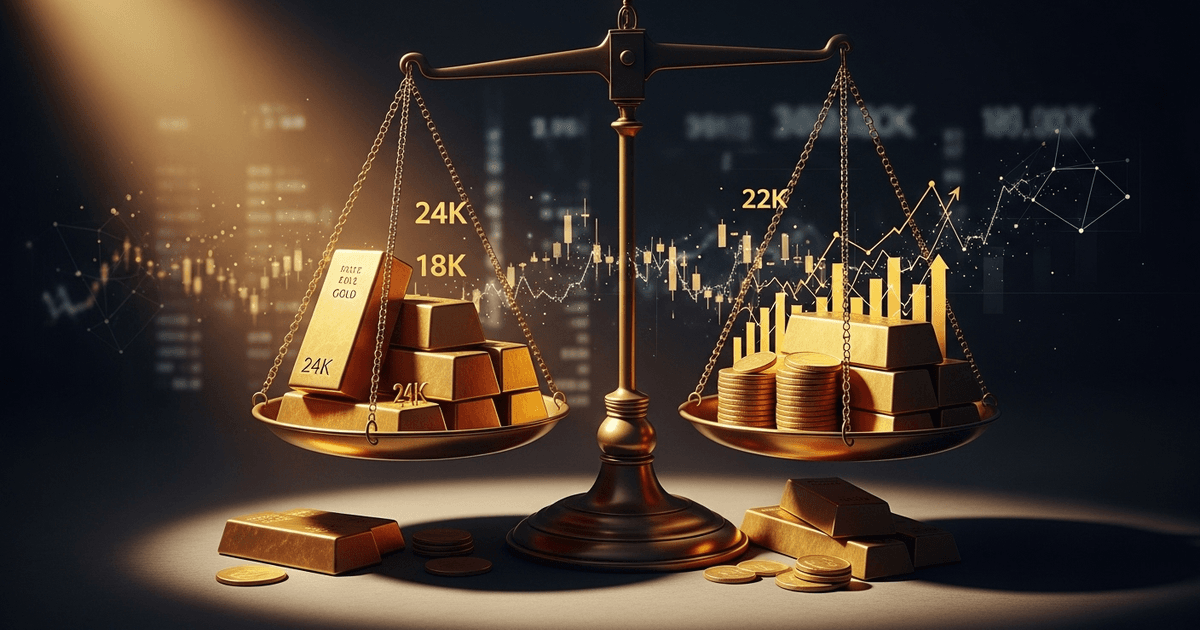 Vàng 24K, 22K, 18K Khác Nhau Thế Nào? Giải Thích Hệ Thống Tuổi Vàng Từ Gốc Rễ