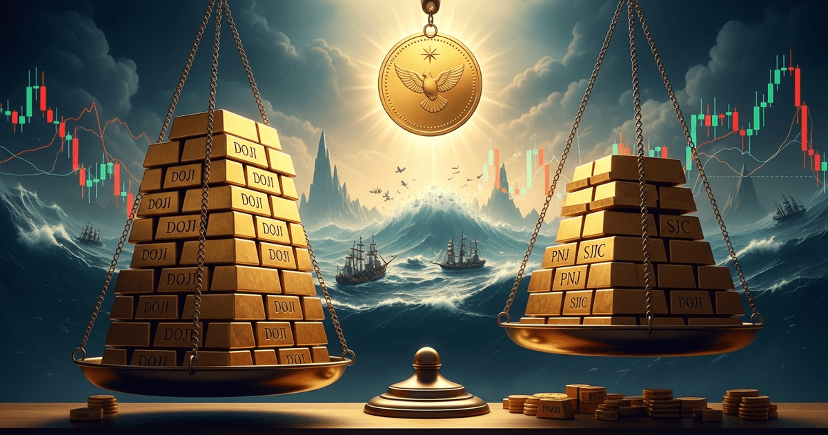 Vàng DOJI Là Gì? Uy Tín Không? So Sánh Với PNJ Và SJC